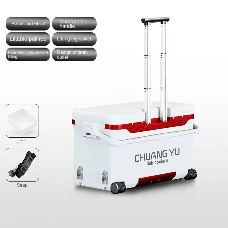 36L Tackle Box Outdoor Trolley - огляд і ціна Fishing Kayak Crate